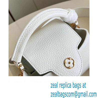 louis vuitton Capucines Mini handbag WHITE M23456 2023