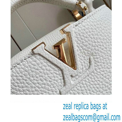 louis vuitton Capucines Mini handbag WHITE M23456 2023 - Click Image to Close