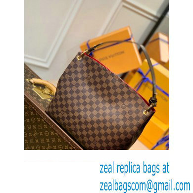 louis vuitton Damier Ebene coated canvas Graceful PM bag N44044 2023