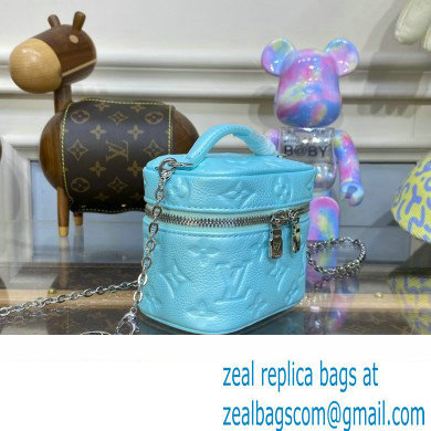 louis vuitton Micro Vanity CASE M82193 BLUE 2023