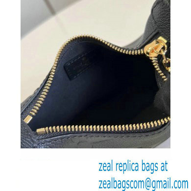 louis vuitton Monogram Empreinte mini moon bag BLACK M82391 2023 - Click Image to Close