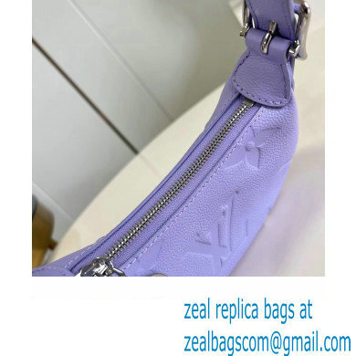 louis vuitton Monogram Empreinte mini moon bag Iris Purple M82426 2023 - Click Image to Close