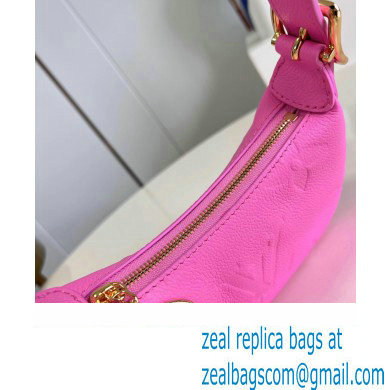 louis vuitton Monogram Empreinte mini moon bag M82487 Lollipop Pink 2023