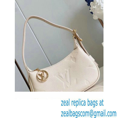 louis vuitton Monogram Empreinte mini moon bag M82519 CREAM 2023