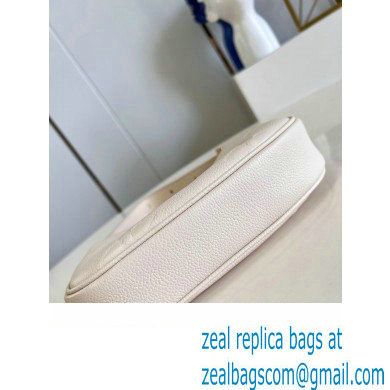 louis vuitton Monogram Empreinte mini moon bag M82519 CREAM 2023