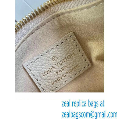 louis vuitton Monogram Empreinte mini moon bag M82519 CREAM 2023 - Click Image to Close