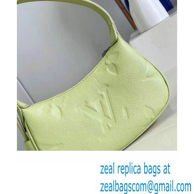 louis vuitton Monogram Empreinte mini moon bag Vert Noto Green M82425 2023