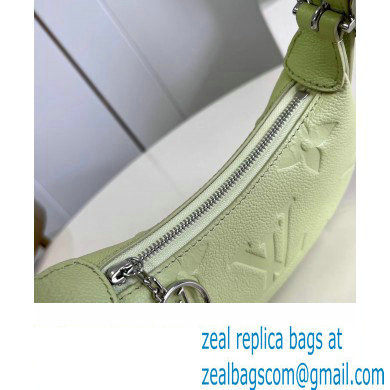 louis vuitton Monogram Empreinte mini moon bag Vert Noto Green M82425 2023