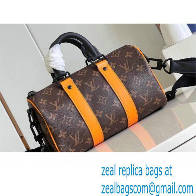 louis vuitton Monogram Macassar coated canvas Keepall 25 bag M46687 2023