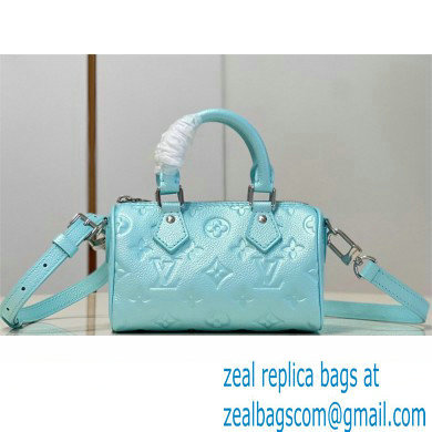 louis vuitton Nano Speedy bag M82342 BLUE 2023