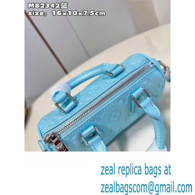 louis vuitton Nano Speedy bag M82342 BLUE 2023