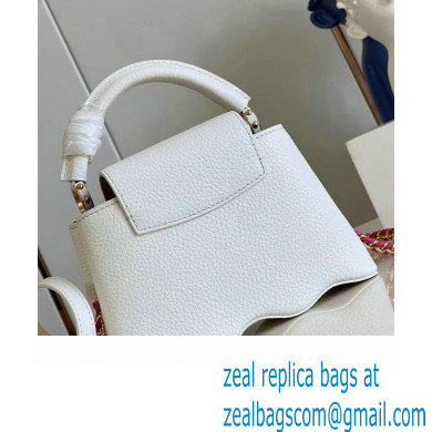 louis vuitton capushell Capucines Mini handbag white M22121 2023 - Click Image to Close