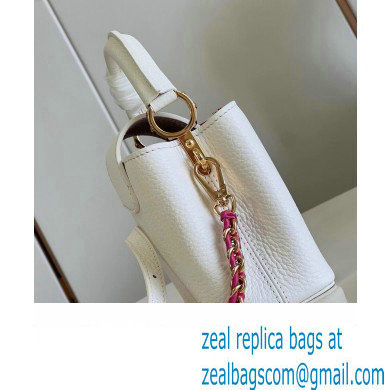 louis vuitton capushell Capucines Mini handbag white M22121 2023 - Click Image to Close