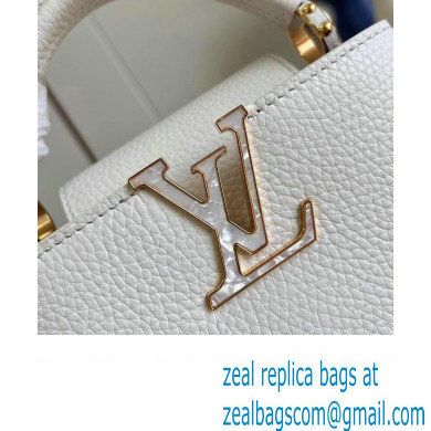 louis vuitton capushell Capucines Mini handbag white M22121 2023