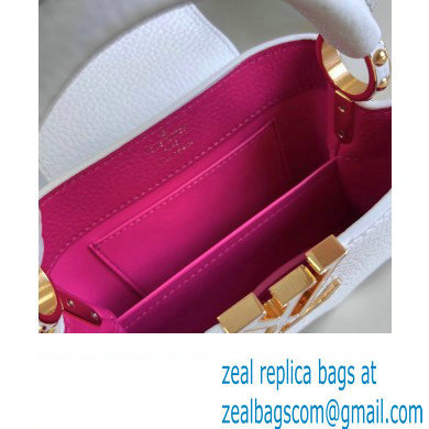 louis vuitton capushell Capucines Mini handbag white M22121 2023 - Click Image to Close