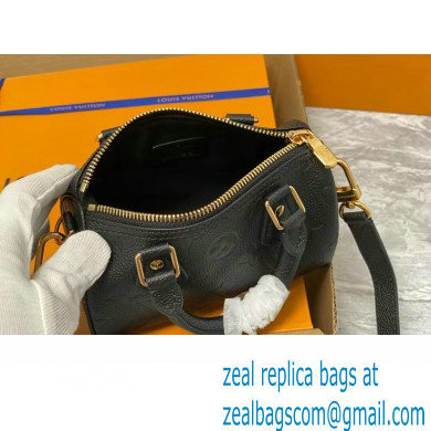 louis vuitton nano speedy BAG M82450 black 2023