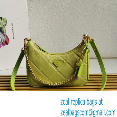 prada Re-Nylon mini-bag 1bc204 green 2023