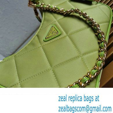 prada Re-Nylon mini-bag 1bc204 green 2023