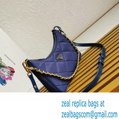 prada Re-Nylon mini-bag 1bc204 royal blue 2023