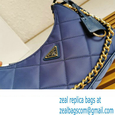 prada Re-Nylon mini-bag 1bc204 royal blue 2023