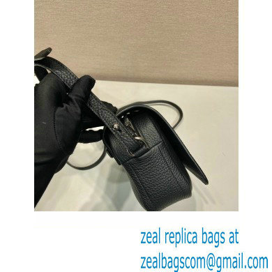 prada shoulder bag in grained calfskin 1bd332 black 2023