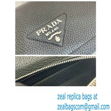 prada shoulder bag in grained calfskin 1bd332 black 2023