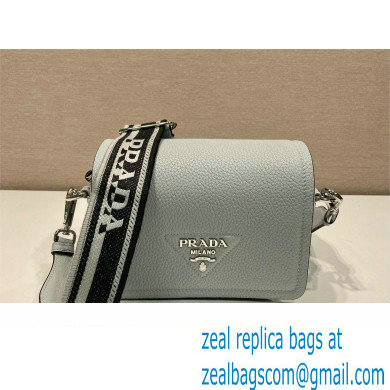 prada shoulder bag in grained calfskin 1bd332 gray 2023