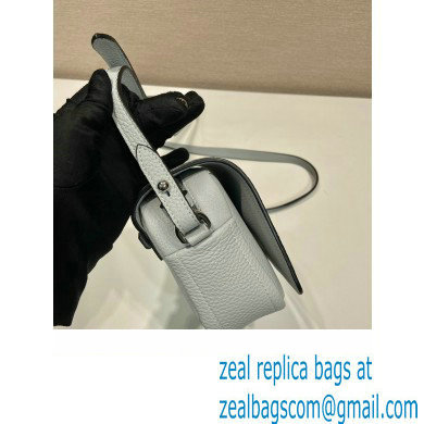 prada shoulder bag in grained calfskin 1bd332 gray 2023