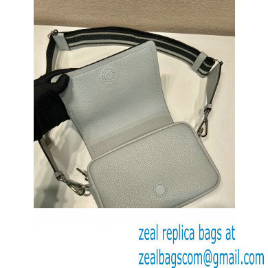 prada shoulder bag in grained calfskin 1bd332 gray 2023