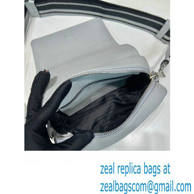 prada shoulder bag in grained calfskin 1bd332 gray 2023