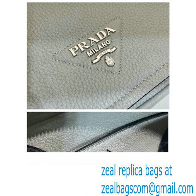 prada shoulder bag in grained calfskin 1bd332 gray 2023