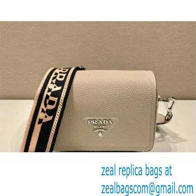 prada shoulder bag in grained calfskin 1bd332 light pink 2023