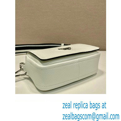 prada shoulder bag in grained calfskin 1bd332 white 2023