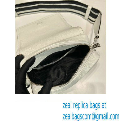 prada shoulder bag in grained calfskin 1bd332 white 2023