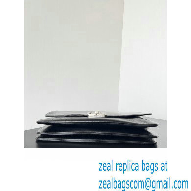 Balenciaga BB Soft Large Flap Bag in peach calfskin Black/Silver 2023 - Click Image to Close