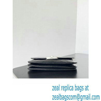 Balenciaga BB Soft Small Flap Bag in peach calfskin Black/Silver 2023