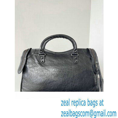 Balenciaga Classic City Large Handbag in Arena Lambskin Black