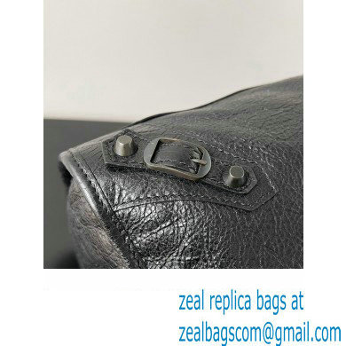 Balenciaga Classic City Large Handbag in Arena Lambskin Black