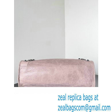 Balenciaga Classic City Large Handbag in Arena Lambskin Dusty Pink - Click Image to Close