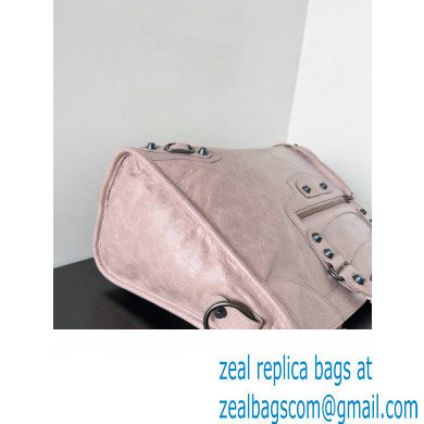 Balenciaga Classic City Large Handbag in Arena Lambskin Dusty Pink