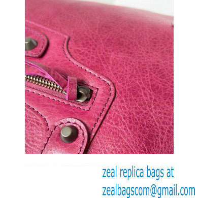 Balenciaga Classic City Large Handbag in Arena Lambskin Fuchsia