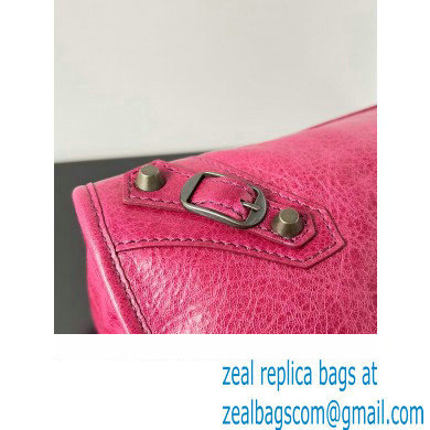 Balenciaga Classic City Large Handbag in Arena Lambskin Fuchsia