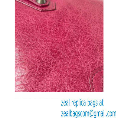 Balenciaga Classic City Large Handbag in Arena Lambskin Fuchsia - Click Image to Close