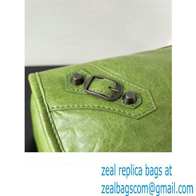 Balenciaga Classic City Large Handbag in Arena Lambskin Grass Green - Click Image to Close