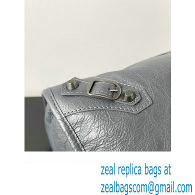 Balenciaga Classic City Large Handbag in Arena Lambskin Gray