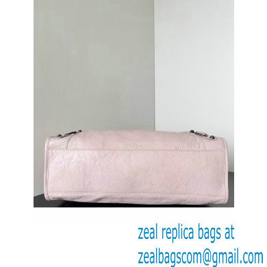 Balenciaga Classic City Large Handbag in Arena Lambskin Pale Pink