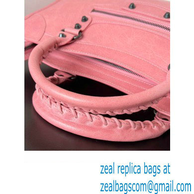 Balenciaga Classic City Large Handbag in Arena Lambskin Pink - Click Image to Close