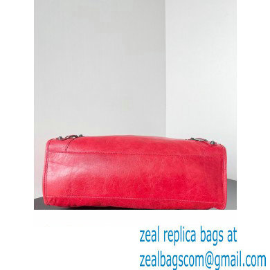 Balenciaga Classic City Large Handbag in Arena Lambskin Red