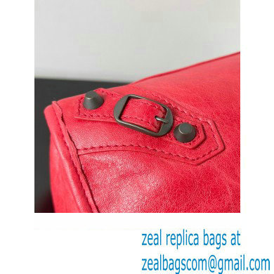 Balenciaga Classic City Large Handbag in Arena Lambskin Red