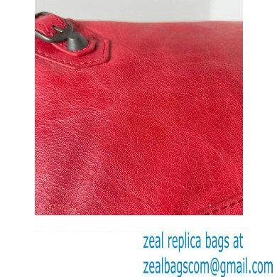 Balenciaga Classic City Large Handbag in Arena Lambskin Red